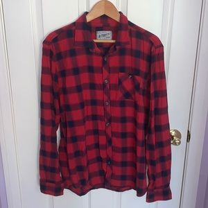 💥FINAL PRICE💥 Red & Blue Men’s Flannel Shirt